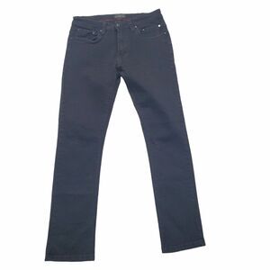 Steve's Jeans Mens 30x30 Slim Straight Black Stretch Denim Pants 5-Pocket Wash